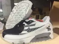 nike air max 90 gs femmes pas cher united states flag noir blanc